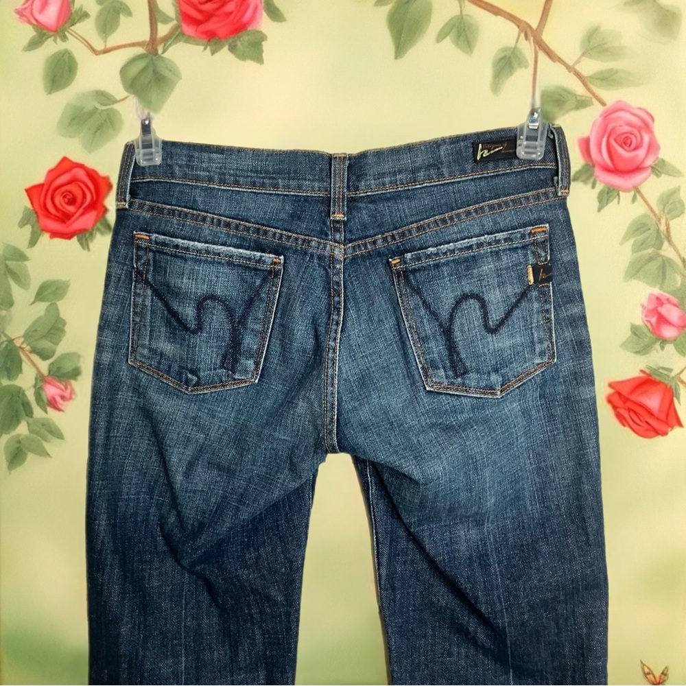 Citizens of Humanity Kelly Stretch Crop Low Rise Jeans Size 25